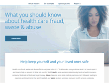 Tablet Screenshot of fighthealthcarefraud.com